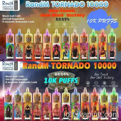 Ecig Randm sekali pakai 10k puff vape pena puffbar